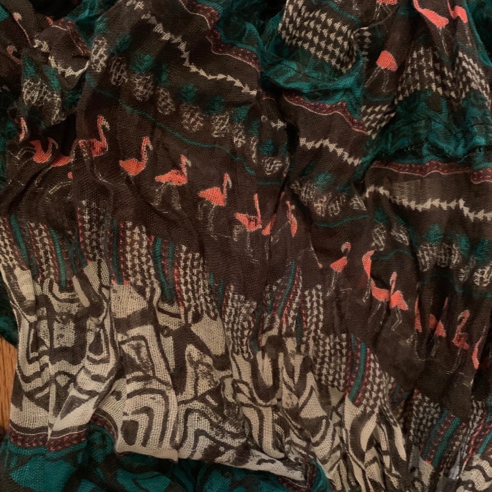 Pink Flamingo Infinity Scarf - Picture 2 of 3